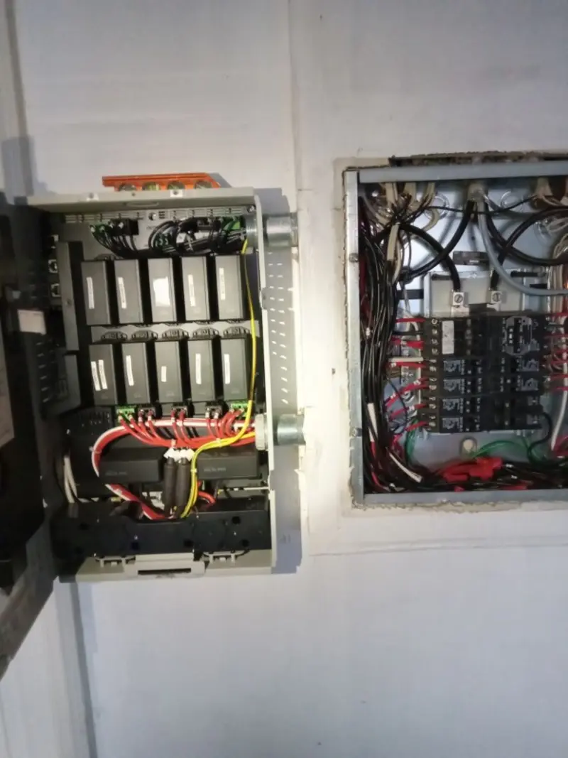 Electrical panel upgrade completed for Ring Doorbell Installation in Summit
